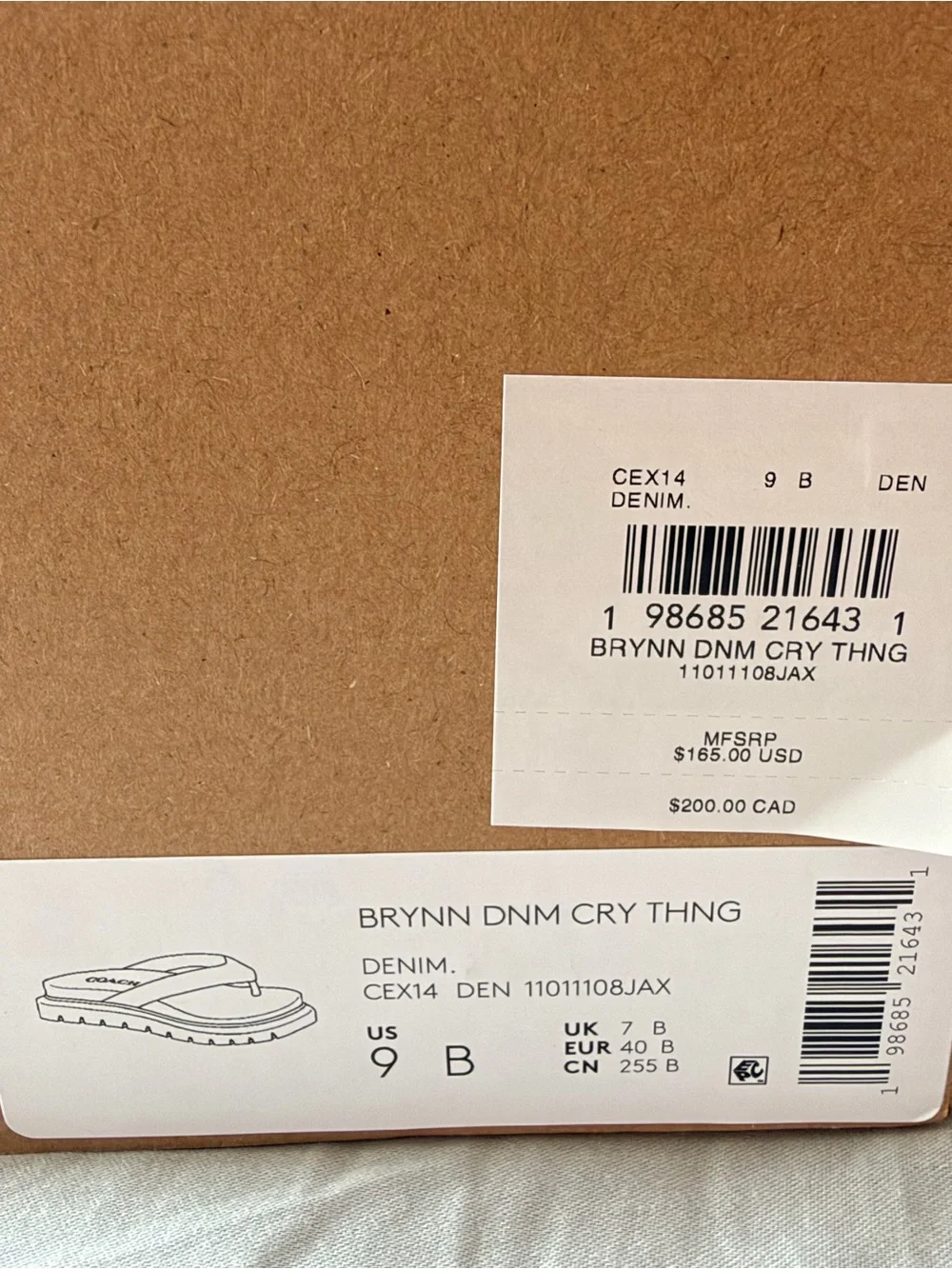 Coach Brynn Thong Sandals